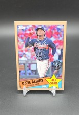 2020 Topps - 1985 Topps Baseball All-Stars Ozzie Albies #85AS-33 Gold /50 Braves