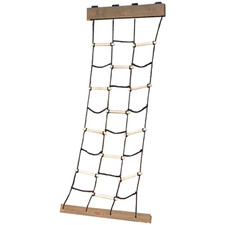 Kids Heavy Duty Braided Nylon Cargo Climbing Net for Playground 30 X 96 In.