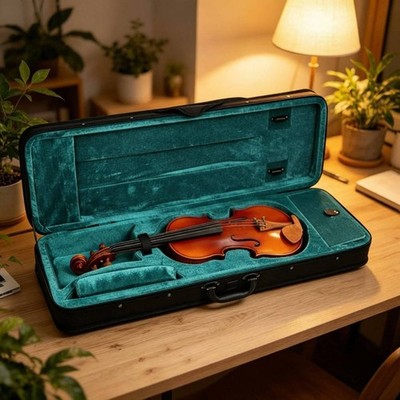 Violin Container Portable 4/4 Violin Container Organized Storage for Lessons