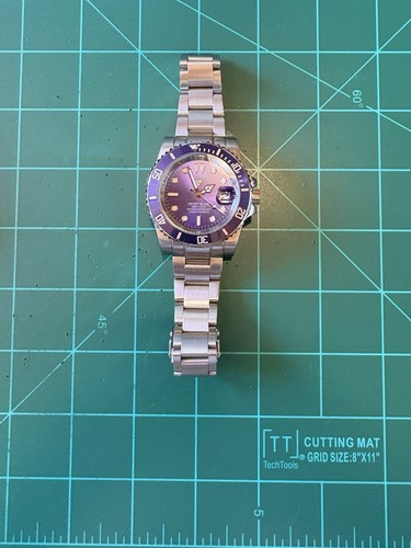 NEU Legend Herren 200m tiefblau Taucher ägyptisches blaues Zifferblatt Miyota Quarz SS Uhr - Bild 2 von 6