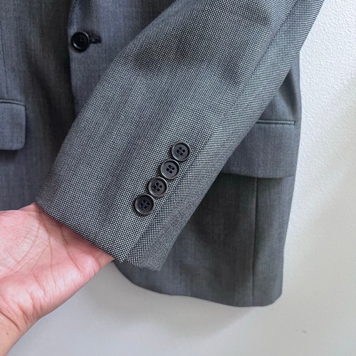 Brooks Brothers Grau 100% Wolle Größe 38 Herren Blazer Anzug Jacke Sport Mantel Preppy - Bild 3 von 10