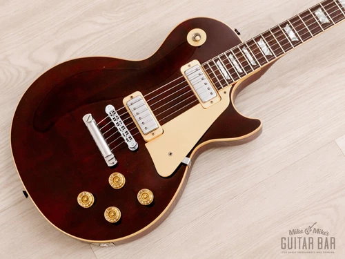 1983 Gibson Les Paul Deluxe Vintage Guitar Wine Red w/ Case