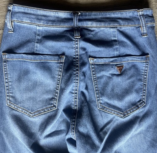 Jeans Guess Los Angeles donna taglia 28 blu vita alta skinny denim elasticizzato - Foto 16 di 21