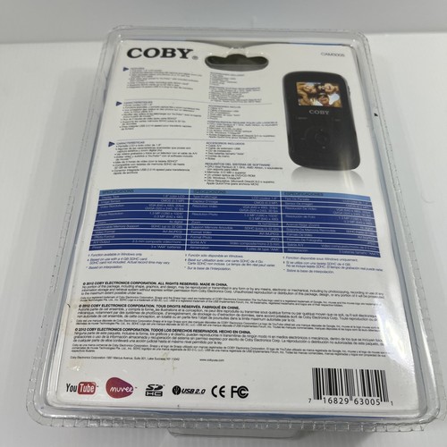 Coby Snapp Digital Camcorder 4x Digital Zoom 1.8" LCD model CAM3002 - Brand New - Picture 3 of 3