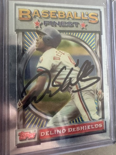 1993 Topps Finest -  Hand Signed Sheffield, Van Slyke, Pendalton, Cone, Shields - Foto 4 di 7