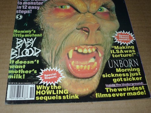 GOREZONE issue 19 horror SHE WOLF baby blood DYANNE THORNE howling UNBORN - Picture 4 of 9