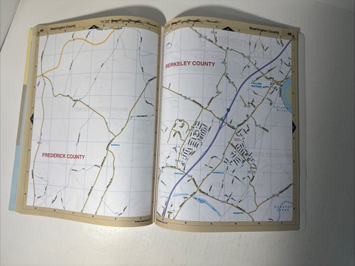Washington County Maryland Street Atlas 2011 Kappa ADC Guide Hagerstown MD Map - Picture 11 of 14