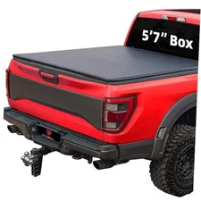 Soft Roll-up tonneau Cover Compatible with 2009-2025 Dodge Ram 1500 5.7ft Bed 