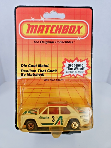 Matchbox Superfast MB9 Fiat Abarth white 1:64 - Picture 1 of 6