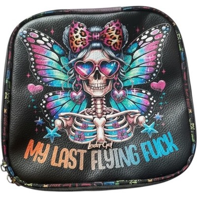 Grosse Kosmetiktasche, Kramtasche  ,Happy Box Handmade ´´My Last Flying Fuck´´