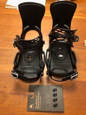 Burton Lexa EST Snowboard Bindings Small (Women US 4-6) Black Used Channel only