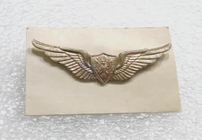 VIETNAM VINTAGE,  JAPANESE MADE,  ARMY AIR CREWMAN WING ON ORIGINAL CARD