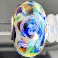 Trollbeads Sterling Silver Glass EVENT ONLY TROLLSTONE Bead No. 7