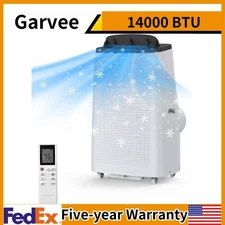 14000 Btu Portable Air Conditioners Dehumidifier Fan Modes Sleep Mode Quiet 