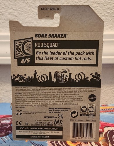 HOT WHEELS ROD SQUAD BONE SHAKER - Picture 3 of 3