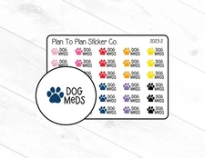 2023-2~~Dog Meds Planner Stickers.
