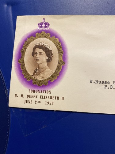 Gibraltar Envelope And Stamps Celebrating Queen Elizabeth II, 1953. - Picture 7 of 9