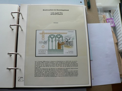 Briefmarken im Sontagskleid 184 Stück Blocks und Kleinbogen topp Sammlung - Picture 20 of 24