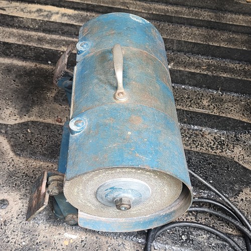 VINTAGE 1940s DIEHL INDUSTRIAL BENCH GRINDER USA 1/4hp WHEEL 6" - Picture 10 of 18