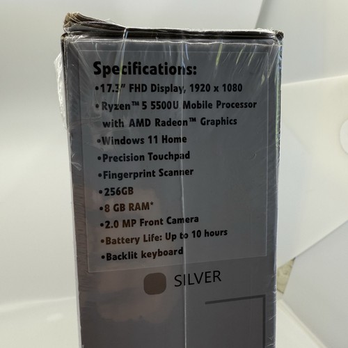 Gateway GWNR5L1746-SL 17.3" FHD Ryzen 5 5500U 2.1GHz AMD Radeon Grapics 8GB RAM - Imagen 3 de 11