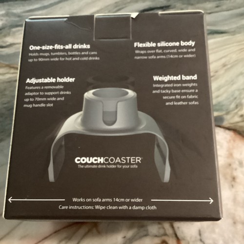COUCHCOASTER Ultimate Soporte para Bebidas con Peso para tu Sofá Sofá Crema NUEVO - Imagen 2 de 6