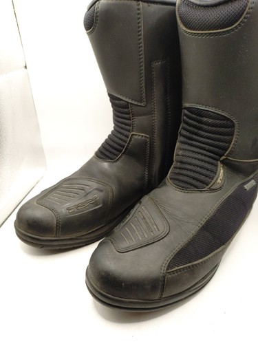 TCX Motorcycle Boots Gore-tex Size 41 UK Size 7.5 Black Waterproof - Picture 7 of 23