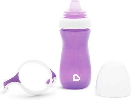 Munchkin Gentle Transition Baby Cup| Babies & Toddler Sippy Cups Pink/Purple - Picture 7 of 8