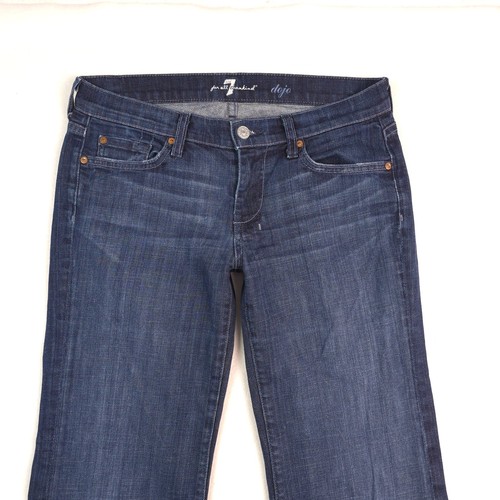 7 For All Mankind Dojo Denim blaue Damenjeans Größe 28 (Maße 31 x 33) - Bild 5 von 15