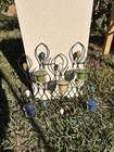 Black Iron Decorative Wall (5) Candle Holder Decoration India 