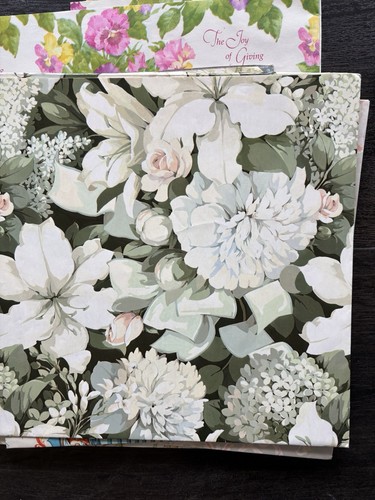 16 alte gefaltete Geschenkpapier Blätter Geschenkpapier Weihnachten Geburtstag - Bild 15 von 17