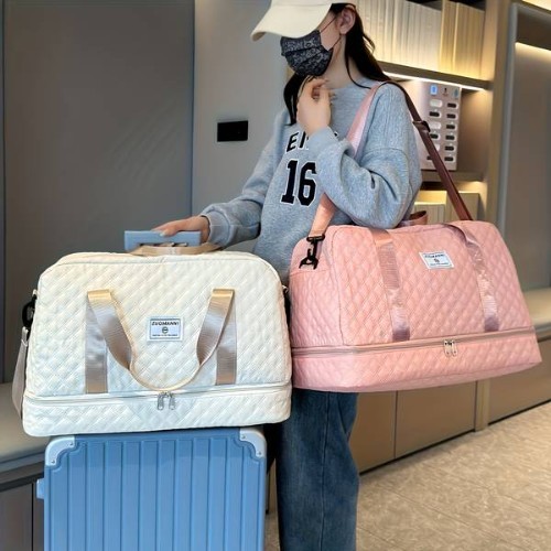 Travel Duffle Bag for Women Weekender Bags with Shoe Compartment ...
