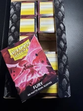 Dragon Shield Fury Dual Matte Display - 10 Boxes Of 100 Protective Sleeves