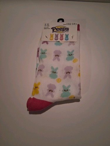 Peeps Socks Bundle Multi Colored And Grey Socks,cotton Candy Lip,blue Grow Peep - Picture 6 of 8