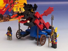 LEGO Knights 6043 Dragon Catapult Castle Dragon Defender + BA