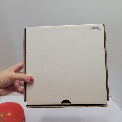 EUC Waechtersbach Snoopy Peanuts Christmas 4 Dessert Salad Plates 7.75” Orig Box - Picture 11 of 11