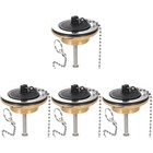  4pcs Waschbecken Waschbecken Abfluss Badewanne Abflussbaugruppe Anti -Clog