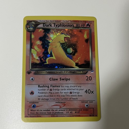 CUSTOM|Dark Typhlosion|Foil|Eng|DIY DisplayNUR - Bild 1 von 1
