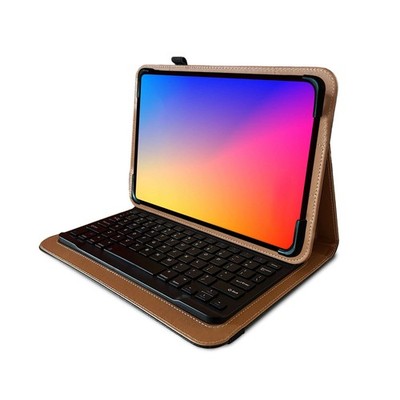 Navitech Black Rotational Bluetooth Keyboard Case For Whitedeer Android 16 10 In