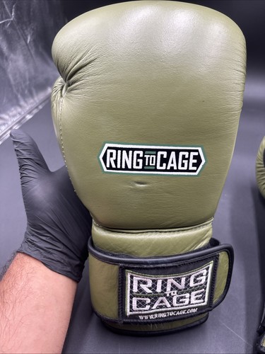 Ring To Cage 20oz Foam Gloves Safety Strap for Muay Thai MMA Kickboxing - Picture 2 of 23