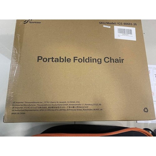 Ultralight Foldable Camping Chairs W/ Storage Bag & Side Pockets Outdoor Use New - Imagen 4 de 13