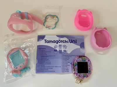BANDAI Tamagotchi Uni Angel with custom shell, faceplate and accessories