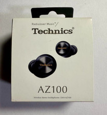 Technics EAH-AZ100 Wireless Earphones Black Magnetic Fluid Driver From Japan