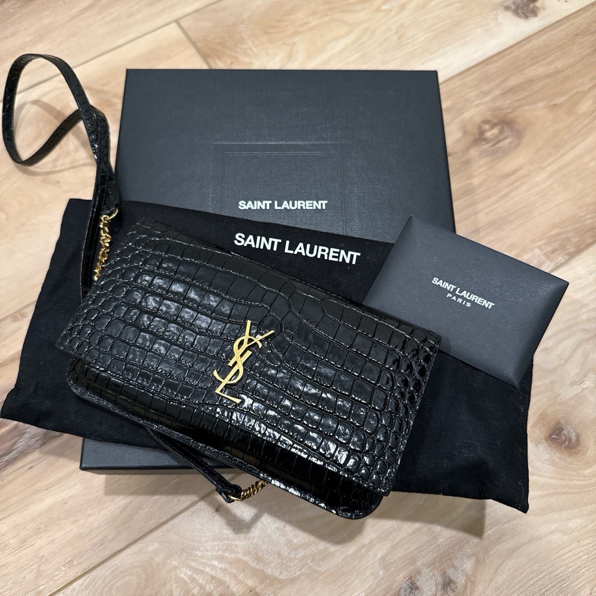 YSL Saint Laurent Black Bag | eBay