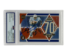 Earl Campbell Autographed 2022 Panini Decade of Dominance PSA Authenticated