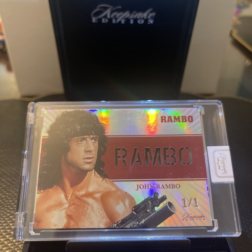 2024 Rambo Keepsake Premiere Edition Authentic Movie Relic #147 1/1 Memorabilia