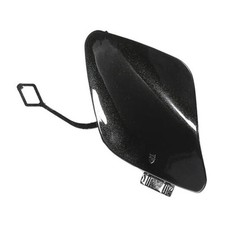 Front Car Bumper Tow Hook Cover Tow Cover Cap Black Fit for Mercedes-Benz S
