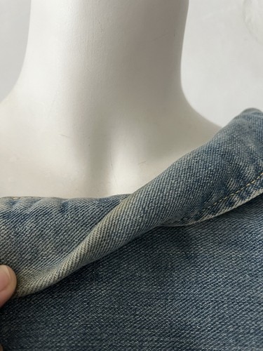 Vintage 60er 70er Lee Riders Denim Jeans Trucker Jacke PATD 153438 Made in USA Blau - Bild 9 von 19