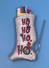 Toker Poker Lighter Sleeve Smoking Tool Bic GRINCH ~ Ho Ho Ho! RARE Print Xmas 