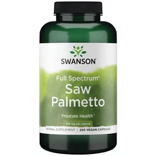 Swanson Full Spectrum Saw Palmetto, Supports Prostate Health, 540 mg, 250 Caps