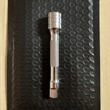 Snap-on Tools USA NOS 3/8" Drive 4" Length Knurled Chrome Socket Extension FXK4